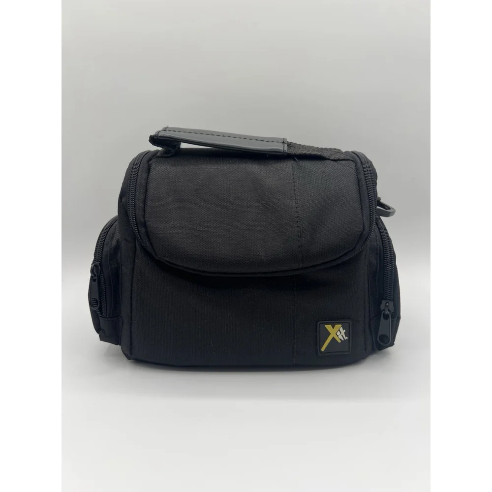 Deluxe Digital Photo Video Camera Camcorder Padded Carrying Case Black